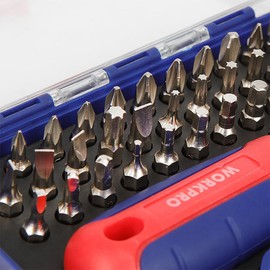 WORKPRO 38 Piece Screwdriver Set with Ratchet Handle 19 x 9.5 x 9.5 cm