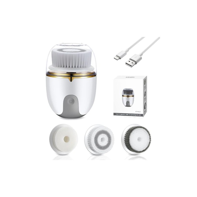 EcoTools Mini Facial Cleansing Brush, Infused with Citrus, Best with