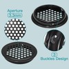 NIDETION Black Soffit Vents 29mm / 1.14” Stainless Steel Circular