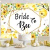 Withu Bride to Bee Bridal Shower Backdrop Gold Sunflowers Honeybee