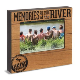 We People Pavilion Gift Company 67264 Memories are Made at The River 4x6 Picture Frame