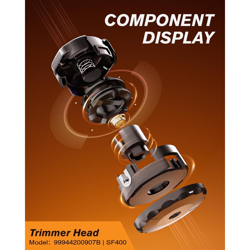 Upgraded Speed Feed 400 Trimmer Head, Compatible with Most Echo,