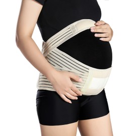 Xinzhilin Maternity Pregnancy Support Belt. Lower Back and Pelvic Support Breathable Abdominal Binder. Size S to XXL, Nude Color (XXL)