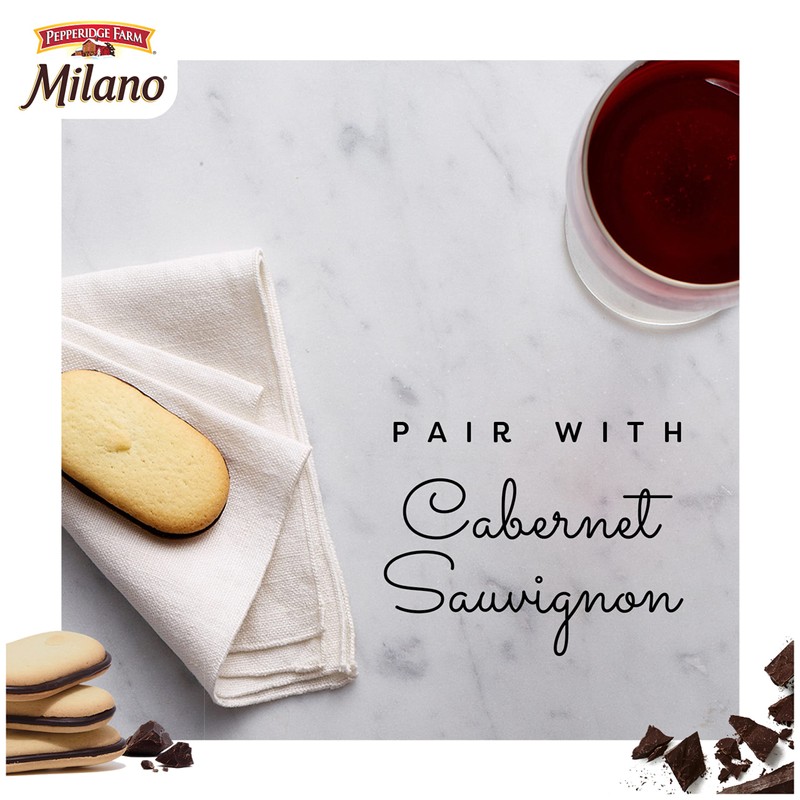 Pepperidge Farm Milano Cookies, Double Dark Chocolate, 7.5 Ounce (Pack