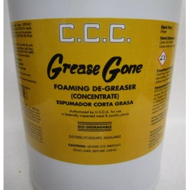 CAROLINA CHEMICAL COMPANY GREASE GONE FOAMING CONCENTRATE DE-GREASER 1 GAL