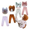 Gorrito, Bebe, Niña , Turbante, Leggins, Mallas, 8 Pz Baby.