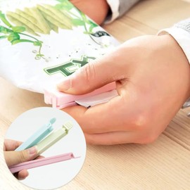 15 Pieces Food Clips, Plastic Food Bag Clips Reusable Bag Clips for Food Storage Colorful Sealing Clips for Snack, Coffee, Home, Kitchen, Travel, Camping (4.7inch, 5.9inch)