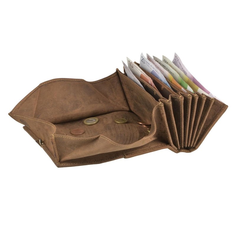 Greenburry Waiter's Wallet Set Leather Brown Antique Waiter's Set Wallet