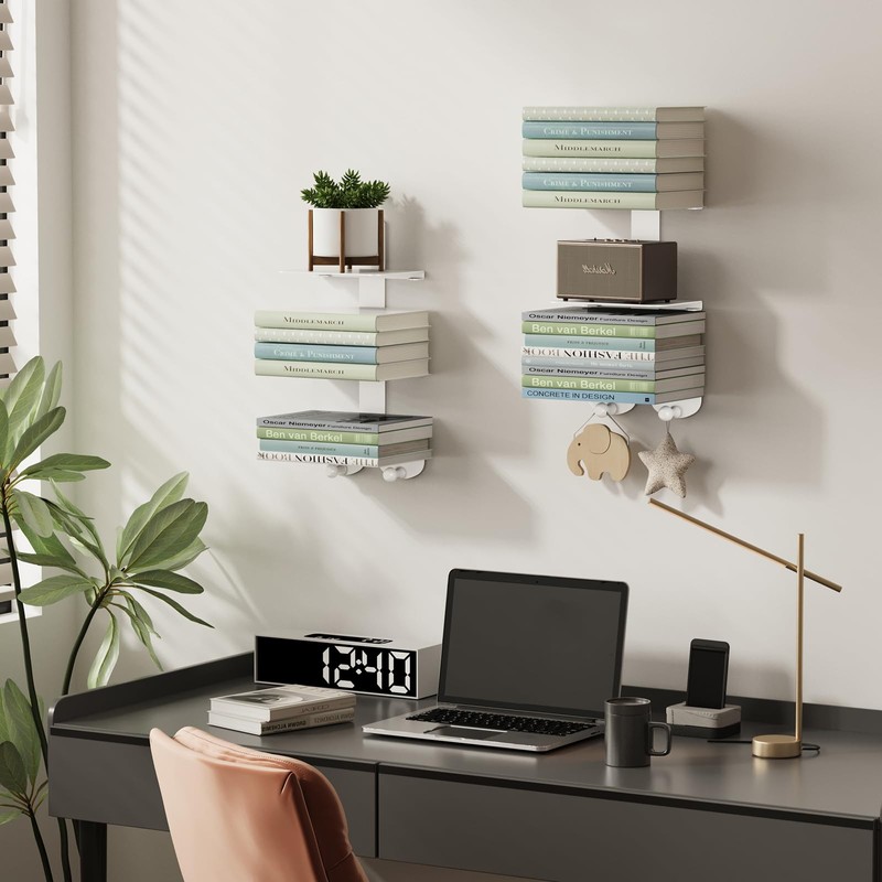 BOSAIDONG Vertical Spine Metal Tower for Wall Mounted Set of