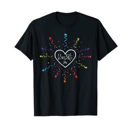 Confetti in the Heart Carnival Cologne Costume Replacement Gift Idea T-Shirt