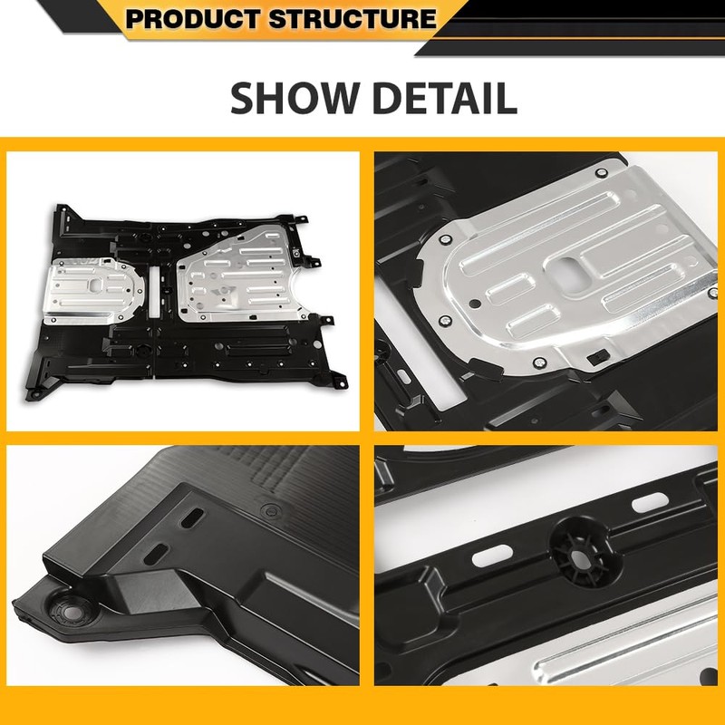 CNNELL Front Center Engine Lower Undercar Shield Compatible with Honda
