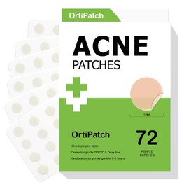 Pimple Patches, Hydrocolloid Acne Patches for Covering Zits, Blemishes and Acne Dots, Invisible Pimple Patch, Dark Spot Zit Stickers for Face and Skin (72 Count)
