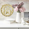 Walter Kunze Anniversary Number 85, Diameter 24 cm, Gold, Anniversary