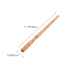 Gatuida Wooden Yarn Winding Stick Winder for Organizing Yarn Balls Durable DIY Craft Tool for Home Knitting and Crochet Projects