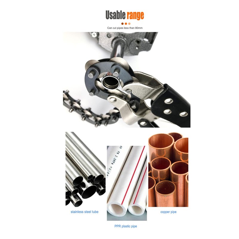 Locking Chain Pliers Chain Pipe Cutter Powerful Pliers Cutter Exhaust