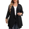 TIANZHU Plus Size Duster Cardigan for Women Lightweight Open Front