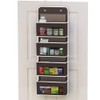 SagaSave Over Door Storage Organizer，4 Pockets Fabric Behind The Door