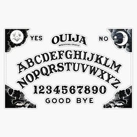 Ouija board Sticker Vinyl Bumper Sticker 6 Mil Thick - Size 5"