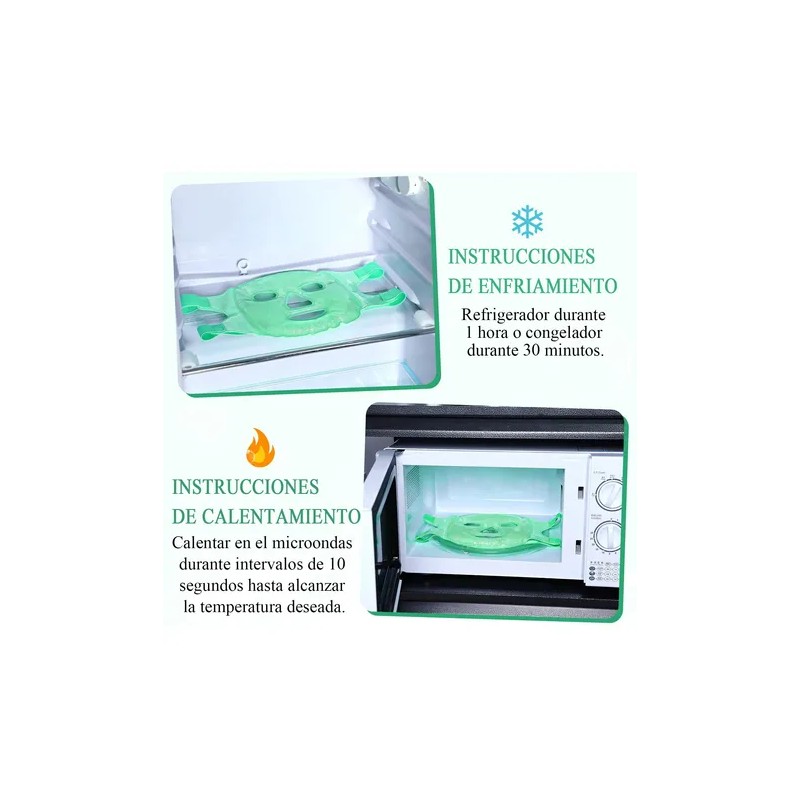 Mascarilla Facial De Hielo Hidro Gel Frio/caliente Relajante