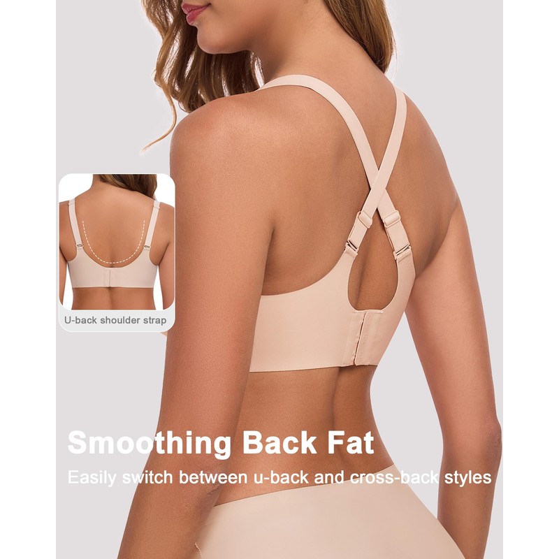 Seamless Bras for Women No Underwire Push Up Bralettes Full