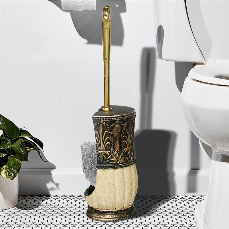 6 Pieces Pumkins Bathroom Accessories Set Including Trash Can, Cup,