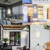 Yolsunes Large Outdoor Wall Lights, 19 Inch White Exterior Light