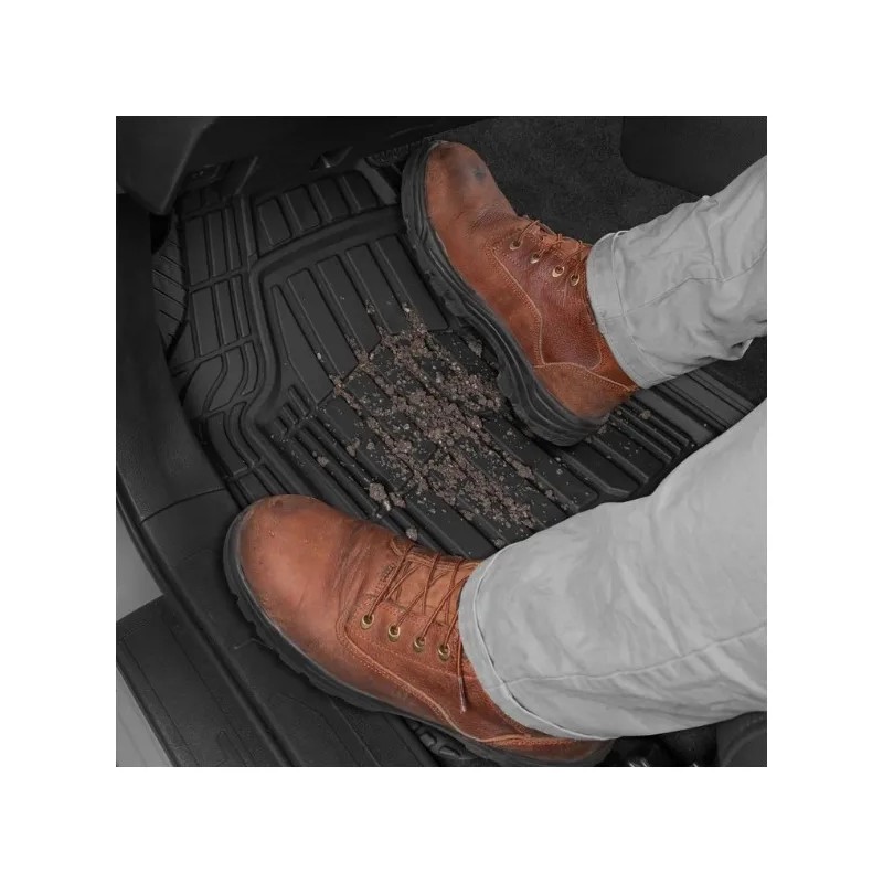 Tapetes Caterpillar 4 Piezas Chevy Silverado 1500 2014 Negro
