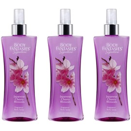 Body Fantasies Signature Fragrance Body Spray, Japanese Cherry Blossom, 8 Fluid Ounce