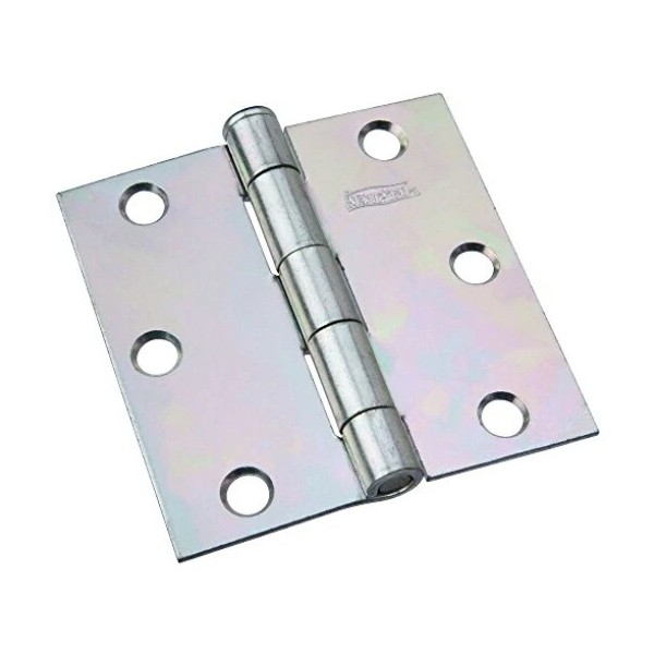 National Hardware N139-832 504BC Removable Pin Broad Hinge in Zinc