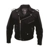 Allstate Leather Men's AL2954 Basic Motorcycle Jackets 14 oz. Medium
