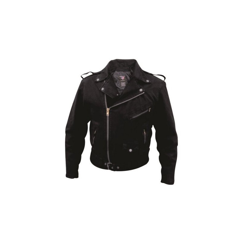 Allstate Leather Men's AL2954 Basic Motorcycle Jackets 14 oz. Medium