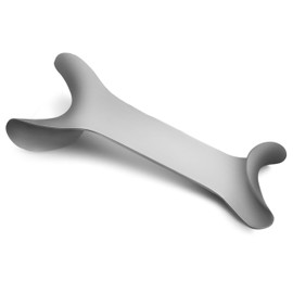 Dental Orthodontic Cheek Lip Retractors Mouth Opnner double ended, Columbia,Minnesota,Oringer Omaga,Sternberg,Vestibulum Small,Medium,Large, Silver/Black (Cheek Retractor 4.5" D.Ended Silver)