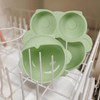 IDVVSSX Owl Shape Silicone Baby Feeding Set, Toddler Suction Plates
