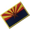 Arizona State Flag Embroidered Emblem Iron On Sew On AZ