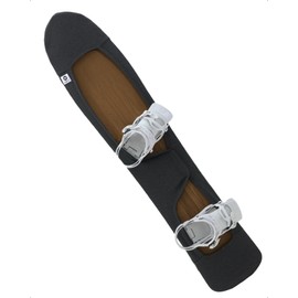 MONS Powder Snowboard Setback Stance Protection Soft Sleeve Cover with Binding On for packing in board bag Scratch-Resistant (L)