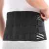 SPORTIA Lower Back Supporter [recommended by chiropractor] Lumbar Corset Lumbar