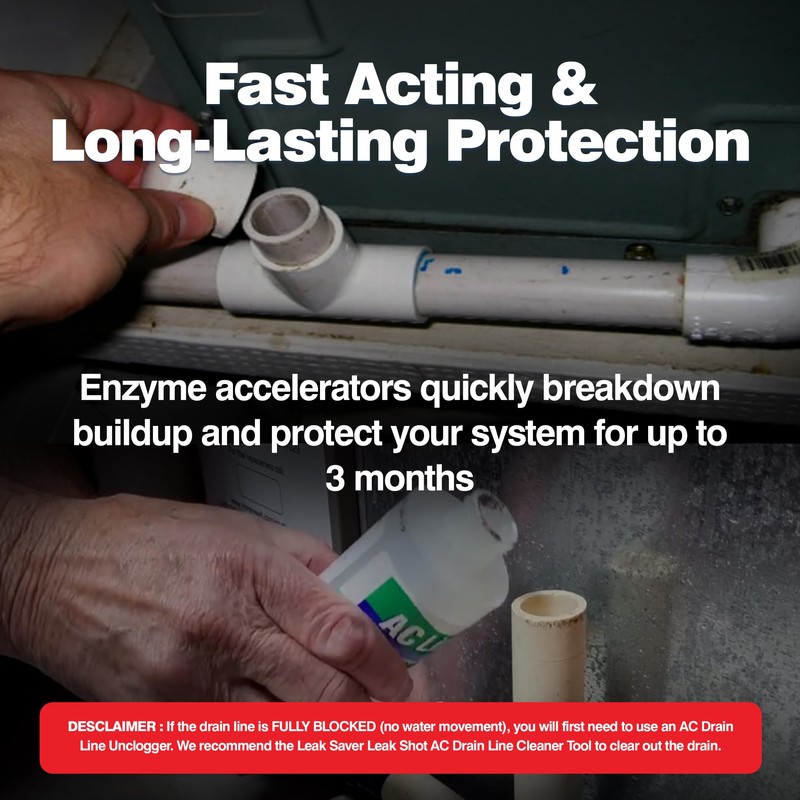 AC Drain Line Cleaner - 4 Pack / 12 Month