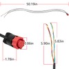 Manicar 000-0127-49 Power/Data Cable Replacement Compatible with Lowrance All HDS