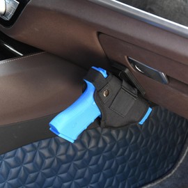 Magnetic Gun Mount Holsters for Car,Truck,Desk,Wall.Gun Holder,Concealed Gun Magnet for Vehicle,Fits Glock,M&P Shield Pistols Rack.Right/Left-Handed for Men/Women (1)