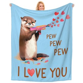 Gifts for Her or Him, Anniversary Wedding Gift for Wife Husband, Romantic Throws Blanket for Couples, Birthday Engagement Presents for Her Girlfriend or Boyfriend,I Love You