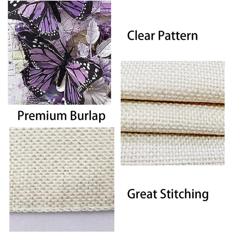 Welcome Garden Flag Spring,Summer Garden Flags for Outside 12x18 Double
