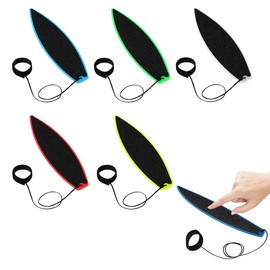 WUSJCOF 5 x Finger Surfboard, Mini Surfboard, for Car in the Wind, for Kids, Teenagers, Adults, Indoor and Outdoor Practice (5 Colours)