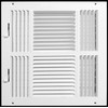 14" X 14" 4-Way AIR Supply Grille - Vent Cover