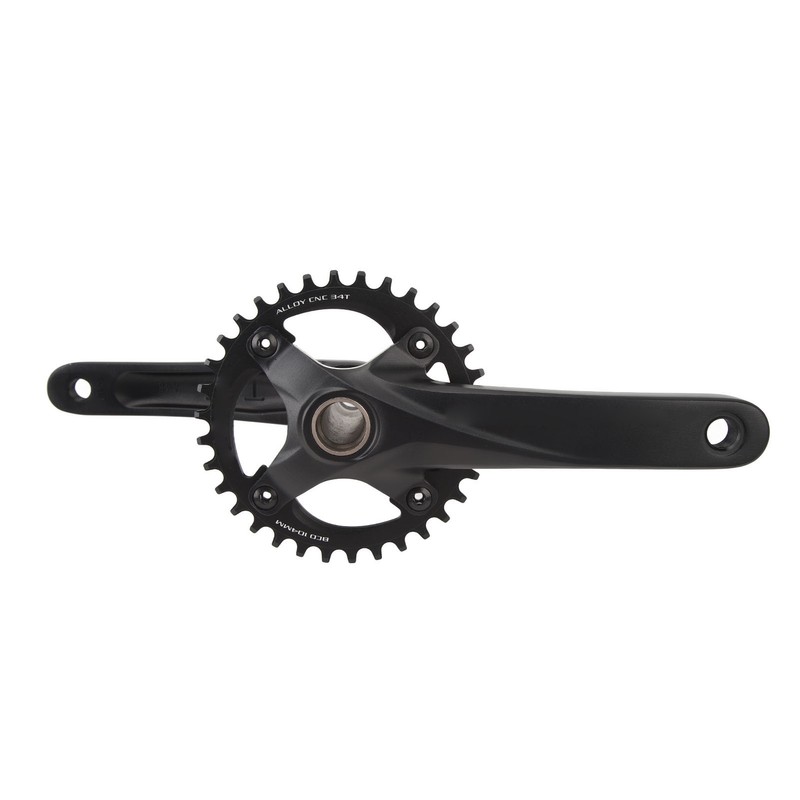 Mountain Bike Crank Arm Set Hollow One Piece Positive Negative