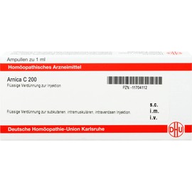 DHU Arnica C200 Ampoules, Pack of 8
