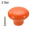 uxcell 2 Packs Ceramic Drawer Knobs, Round Dresser Pulls, Decorative