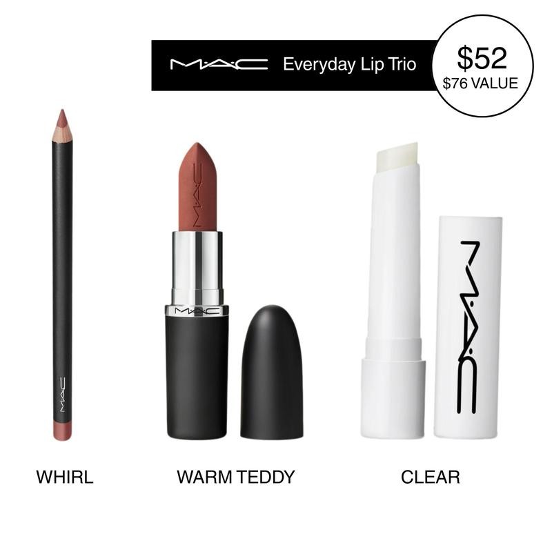 MAC Everyday Lip Trio - Lip Pencil + M·A·Cximal Silky