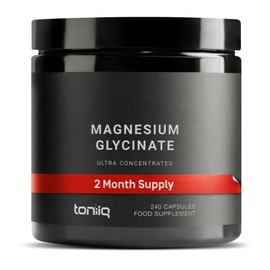 3,000mg Ultra High Strength Magnesium Glycinate - 20% Purified to Contain 600mg of Elemental Magnesium - Chelated and Highly Bioavailable Magnesium Supplements - 240 Veggie Capsules