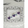 Purple Aurora Handmade Nail Tips - Long Round / 퍼플오로라