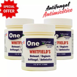 One by Arymar Fungal Infection Eczema Ointment 2 oz Burns, Insect Bites Made in USA [3 PACK]